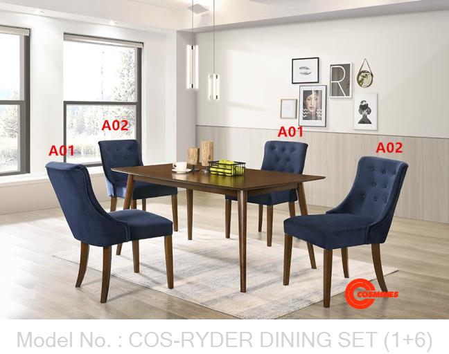 COS-RYDER DINING SET (1+6)